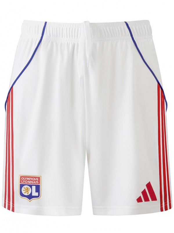 Olympique Lyonnais maglia da casa lyon pantaloncini uomo prima divisa da calcio abbigliamento sportivo maglia da calcio pantaloni 2025-2026